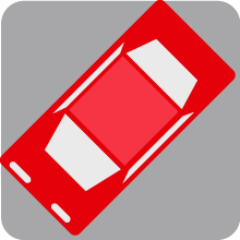 红色逃跑车
